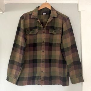 Men’s Patagonia Fjord Flannel Button Down Shirt L